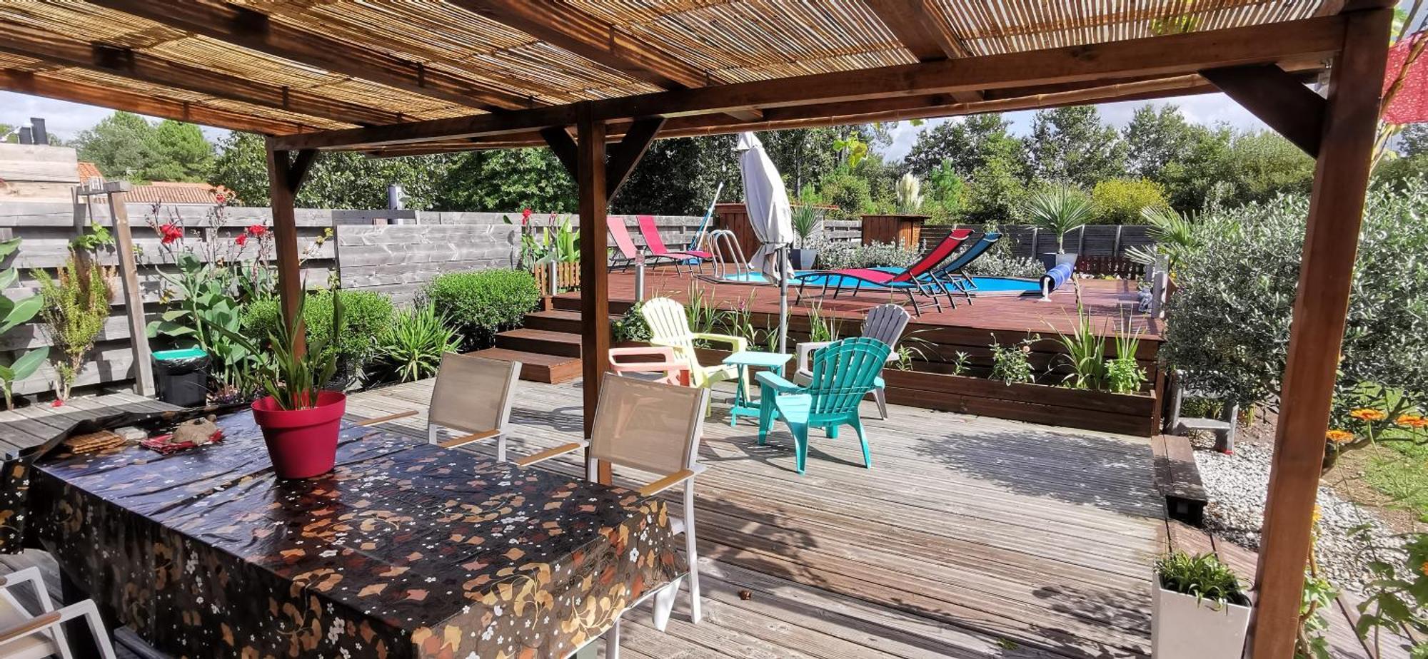 Maison & Piscine Prives,Plages Ocean Et Lac A 10 Kms Linxe Экстерьер фото